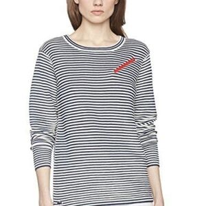 Lacoste pullover with raised stripes